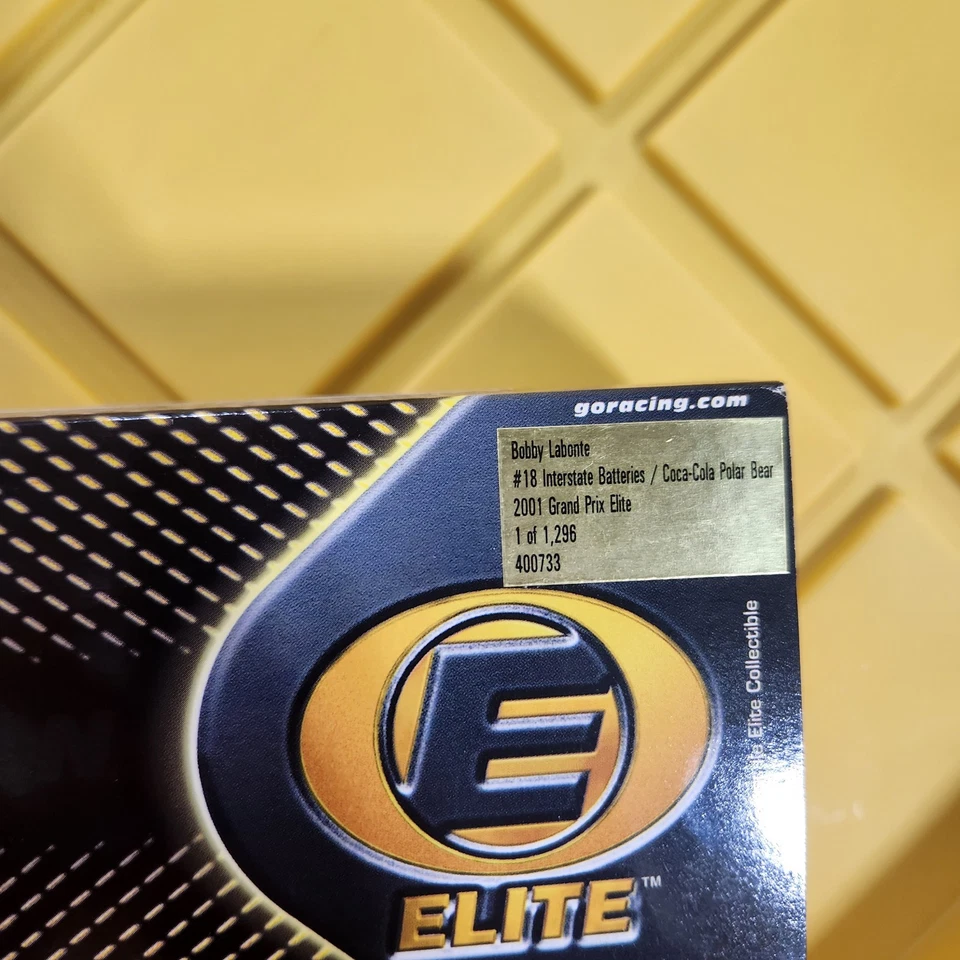 Bobby Labonte #18 Interstate Batteries / Coca Cola Grand Prix 1/64  Elite C50 - Image 2 of 2