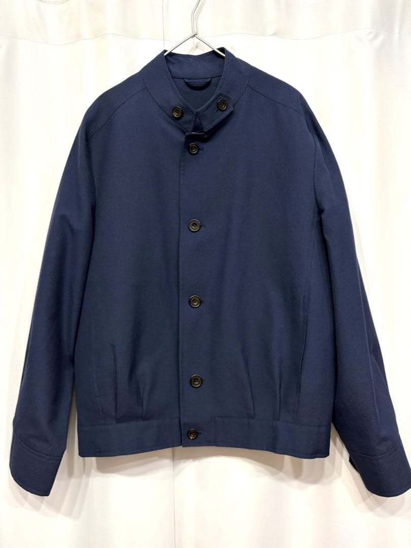 S.E.H KELLY Flight Jacket 5312025 Navy M UK Made 2018 Textured