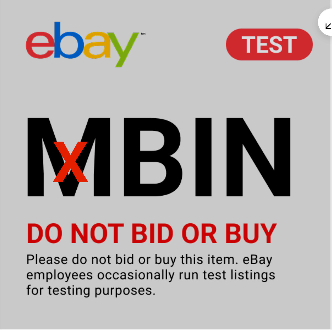 Ebay Item For Sale