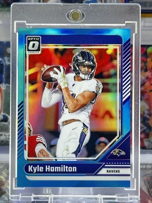 2024 Panini Kyle Hamilton - Blue Holo Prizm /299 - Baltimore Ravens