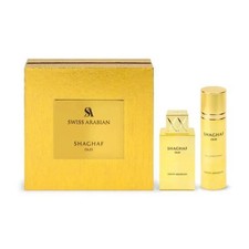 Swiss Arabian SOUD098574 Shaghaf Oud EDP Plus 75 ml Body Spray Gift Set for U...