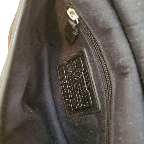 COACH Legacy Amanda Tassel Crossbody Shoulder Bag Black Leather Used Authentic - Bild 11 von 12