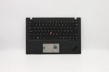 Lenovo Carbon X1 7th Keyboard Palmrest Top Cover Danish Black Backlit 5M10W85917