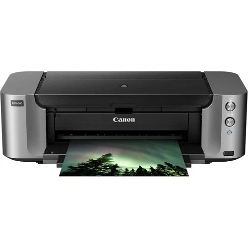 Canon PIXMA PRO-100 Inkjet Color Digital Photo Printer.