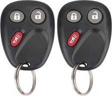 Keyless Entry Remote Key Fob For Chevy Tahoe, GMC, Replacement for LHJ011 2Pc