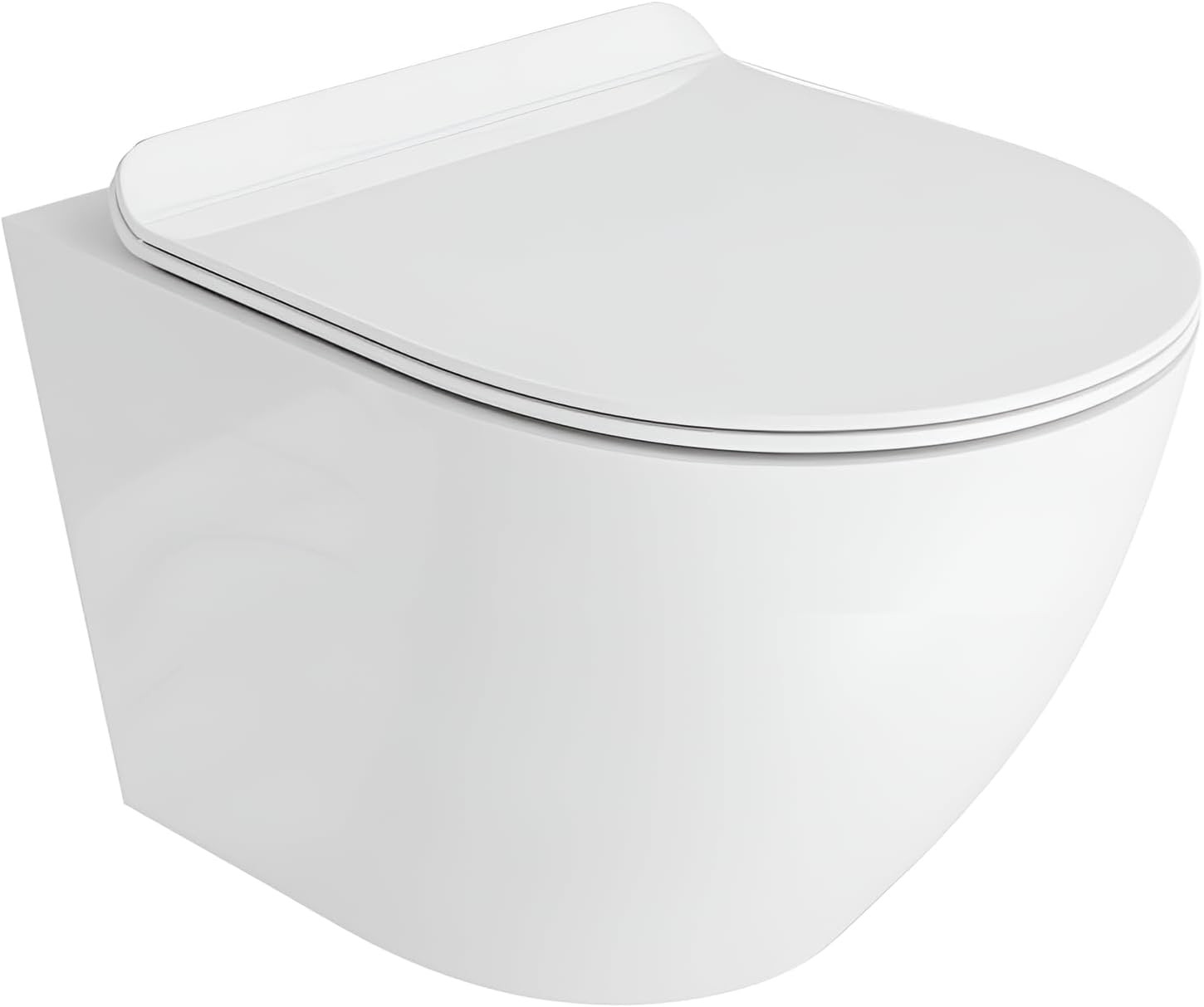 Wc suspendu avec système d'abaissement silencieux et cuvette Sofi Slim