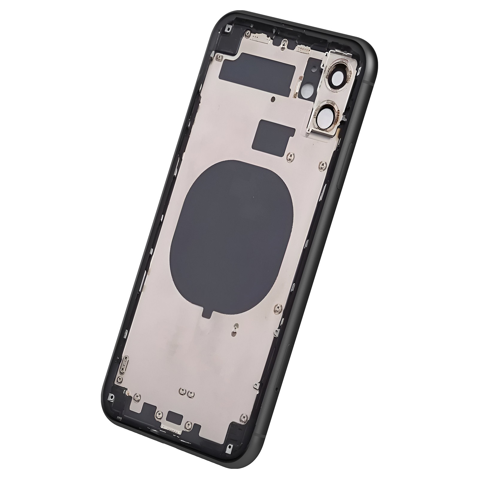 Cache batterie iPhone 11 avec châssis interne vitre arrière Clappio