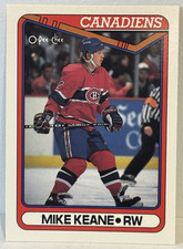 ?MIKE KEANE - Rookie Card - 1990-91 O-Pee-Chee #325 - Montreal Canadiens. rookie card picture