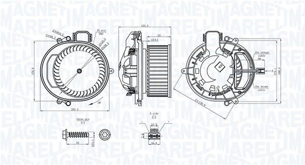 Magneti Marelli InnenraumgebläSe 069412722010 FüR Bmw-image