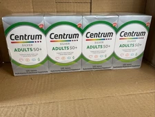 4 Pack Centrum Silver Multivitamin For Adults 50 Plus - Exp 6/26
