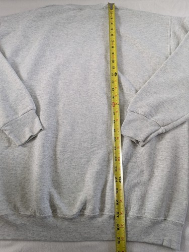 Vintage 90s Miami Dolphins AOP Crewneck Sweatshirt NFL Deadstock Size XL, Gray - Picture 4 of 5