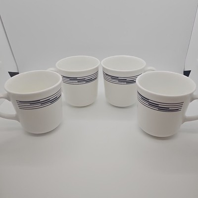 Set Of 4 Optic By Corelle Mugs