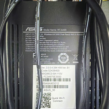 ASUS RT-AX55 AX1800 Dual-Band WiFi 6 Router 4-Port Gigabit Black