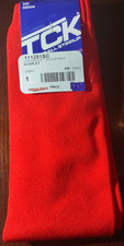 Intermediate 7" Solid Stirrup Red Scarlet Medium Sports Socks-1 Pair-NEW-SHIP24H