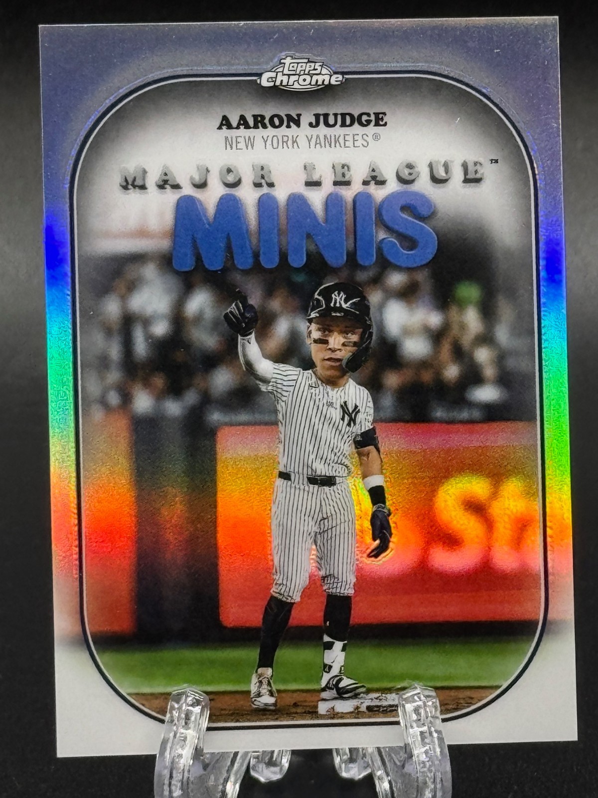 Aaron Judge 2025 Topps Chrome Update SSP Major League Minis MM2 New York Yankees