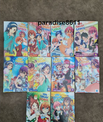 New Comic!! We Never Learn By Taishi Tsutsui Manga vol.1-10 English Version DHL