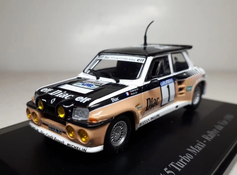 RENAULT 5 TURBO MAXI #1 RALLY DEL VAR 1986 ELIGOR HACHETTE 1/43 CHATRIOT PERIN - Immagine 3 di 4