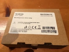 MACROMATIC TE-8812U Time Delay Rlay,12 to 240VAC/DC,15A,DPDT