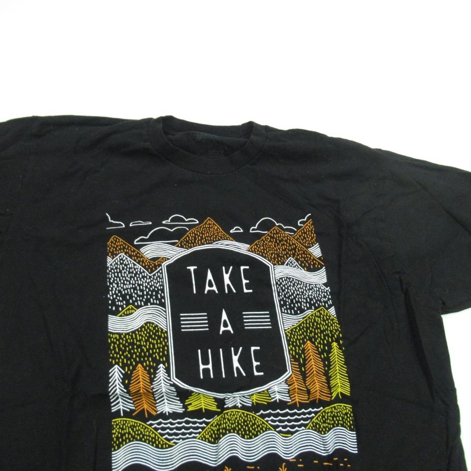 Camisa Ann Arbor Para Hombres XL Manga Corta Informal Negra Cuello Redondo Ligera Senderismo Foto 2 de 4