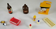 Miniature Dollhouse Kitchen Items Lot of 10