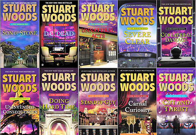 Stuart Woods STONE BARRINGTON Series Collection Set of Paperback