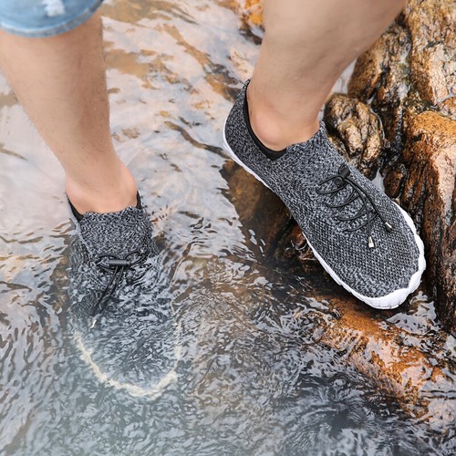 Herren Wasserschuhe schnell trocknend rutschfest barfuß Strand Aquasocke Pool Schwimmen Surfen Yoga - Bild 11 von 56