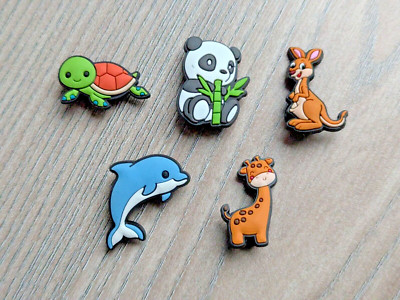Shoe Charms - Tiere -  für Crocs* Schuh Pins. Panda Kinder Geschenk Cool Neu