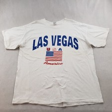 Las Vegas USA Vintage 1987 T Shirt Single Stitch Crew Neck