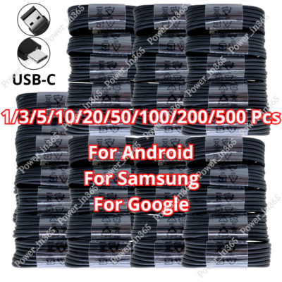 For Samsung S23 22 21 20 10 USB Type C Fast Charging Charger Cable Wholesale Lot