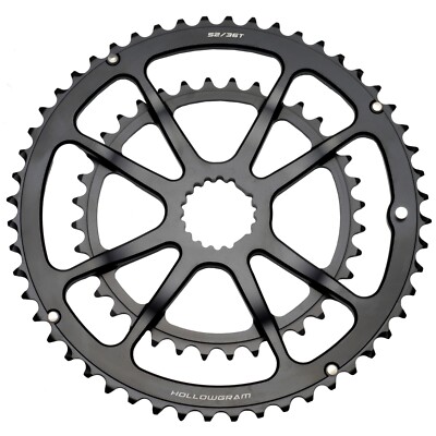 自*買様 HOLLOWGRAM OPI軽量チェーンリング 52/36T 自*買様 HOLLOWGRAM OPI軽量チェーンリング 52/36T