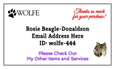 100 Custom Heavy White GLOSSY Seller Thank You Cards Business Cards Personalized