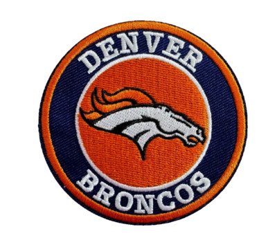 Denver Broncos NFL Football Team Logo zum Aufbügeln Aufnäher Patch