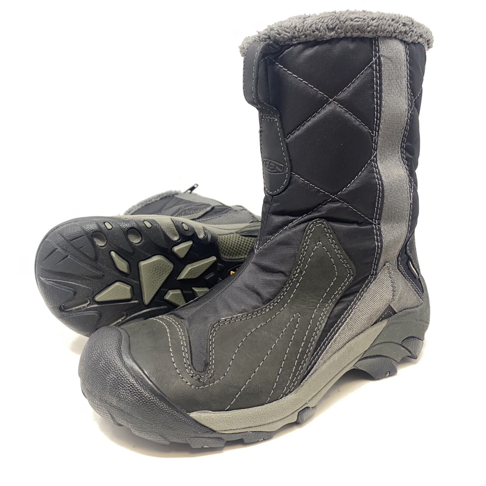 Stivali Keen Betty donna taglia 7 5 M neve invernali isolati impermeabili zip laterale media