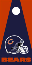 Cornhole Board Wraps Decals Vinyl Stickers Set of 2 - Chicago Bears