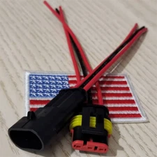 1-15 Sets Waterproof Male Female 3-Pin Wire Connector 18AWG Plug Car Truck Boat
