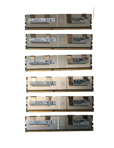 LOT 6x HP 32GB 712384-081 4Rx4 PC3-14900L DDR ECC REG Server samsung