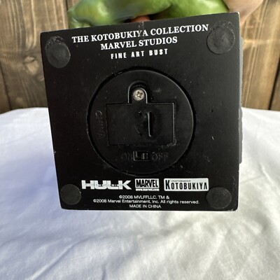 KOTOBUKIYA Marvel Fine Art The Incredible Hulk Movie Fine Art Bust