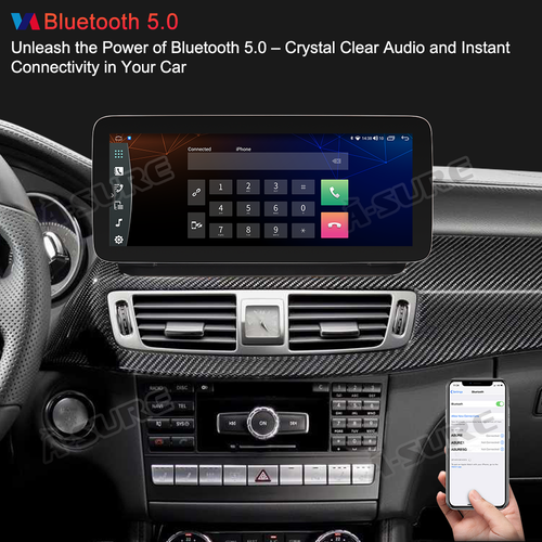 Radio estéreo Carplay de 12,3"" 2K 4+64 GB para Benz C218 W218 X218 2010-2012 NTG 4,0 - Imagen 14 de 23
