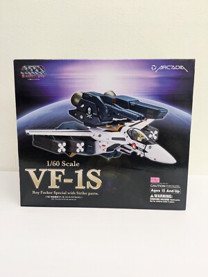 UFQ217 中古 ARCADIA 1/60 VF-1J スーパーバルキリー ARCADIA Macross 1/60 VF-1S Strike Valkyrie (Hikaru Ichijyo