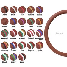 Vehicle Leather Steering Handle Cover For Universal Fit Car Vehicle Leather Steering Handle Cover For Universal Fit Car