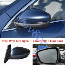 Side Mirror 2020-2023 For Ford Escape Blue Left Driver Side 9 Pin Blind Spot s