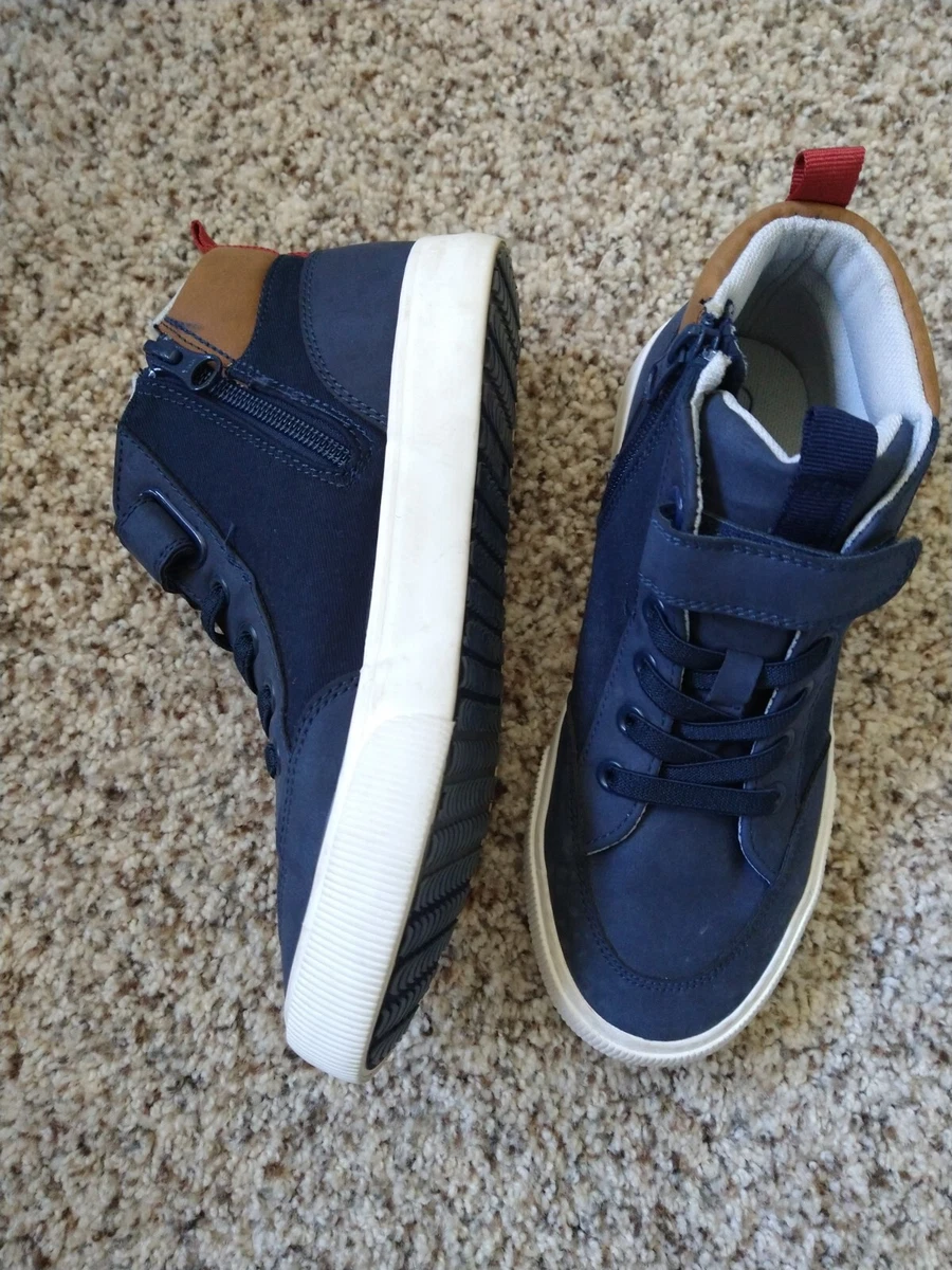 Boys navy store blue shoes