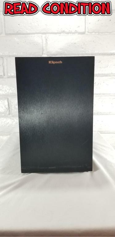 READ CONDITION Klipsch R-10B 8” Wireless Subwoofer Bass Bluetooth