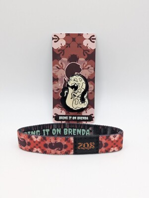 Zox Glow In The Dark Monster #32 Bring It On Brenda ~ NEW ~ Medium ~ Card & Pin