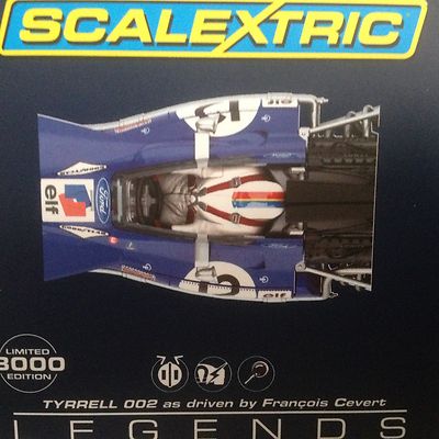 SCALEXTRIC 1/32 Legends Tyrrell 002 Francis Cevert Slot Car 1/3000