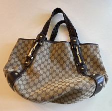 Gucci Pelham GG Monogram Hobo Bag Brown Canva...
