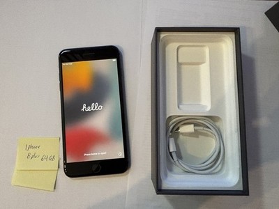 Apple iPhone 8 Plus - 64GB, Space Grau (Ohne Simlock) in OVP + Ladekabel, Top