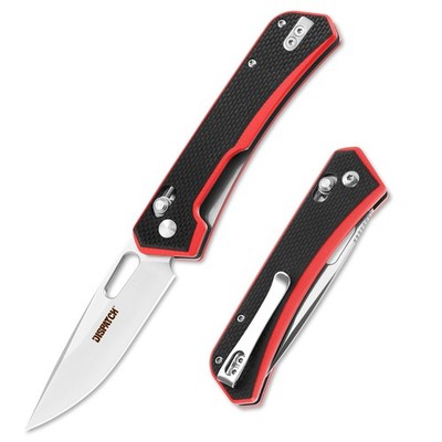 4.25'' D2 Blade Folding Knife with G10 Handle Axis Lock Pocket Knife with Clip