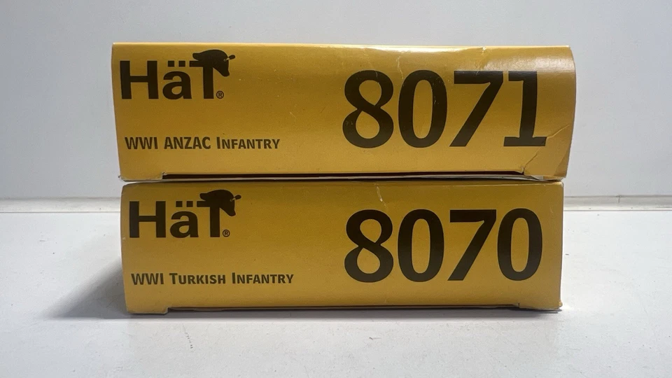 🪖 HaT Primera Guerra Mundial Infantería Turca y ANZAC Lote 1:72 x2 #8070 #8071 - Cajas dañadas Foto 3 de 4