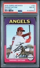 2019 Topps Archives #101 Shohei Ohtani Batting PSA 8